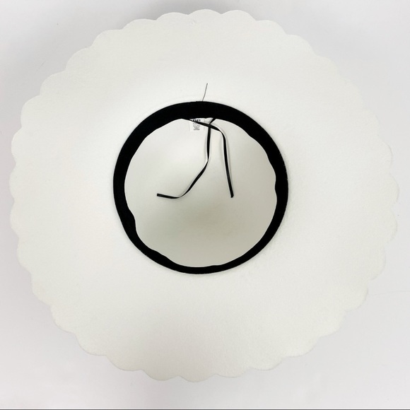 BP Scallop Brim Felt Hat Ivory - Picture 3 of 6